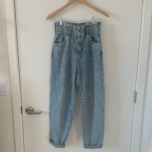 Garage High Rise Women Jeans - Light Blue